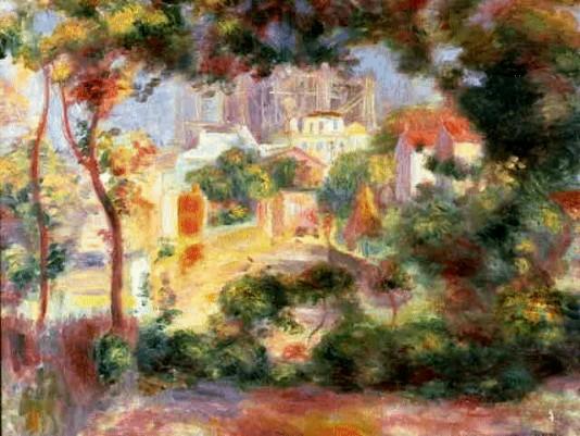 View from Sacre Coeur - 1896 by Pierre Auguste Renoir